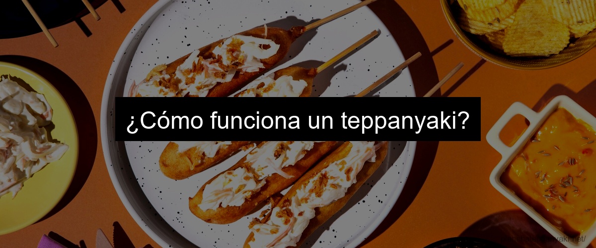 ¿Cómo funciona un teppanyaki?