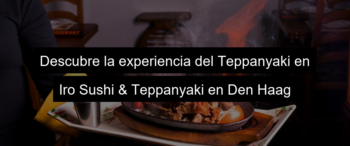 Descubre la experiencia del Teppanyaki en Iro Sushi & Teppanyaki en Den Haag