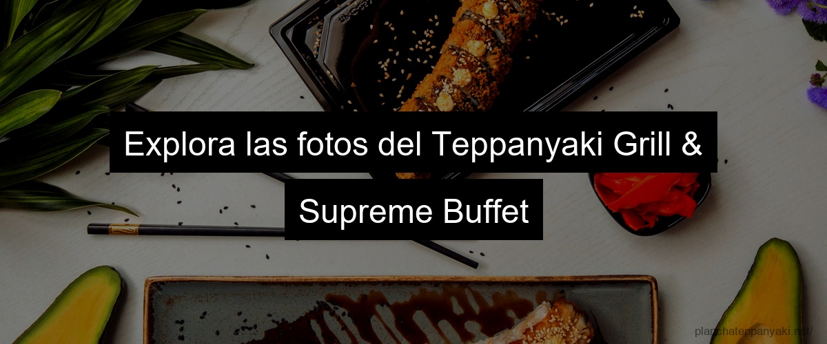 Explora las fotos del Teppanyaki Grill & Supreme Buffet