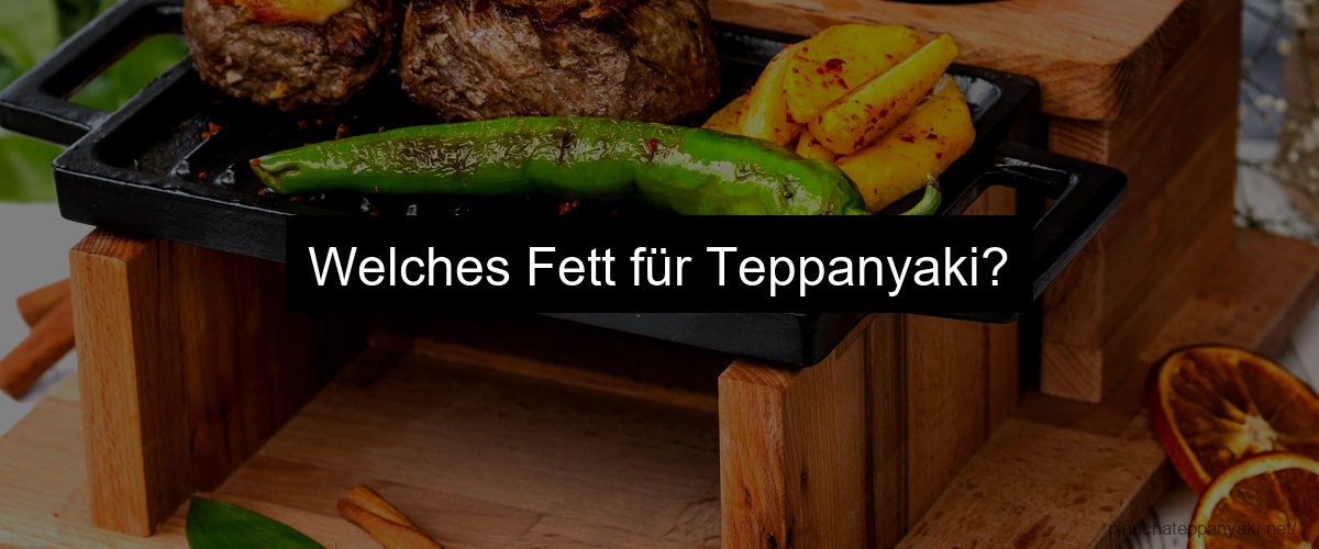 Welches Fett für Teppanyaki?