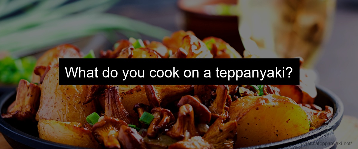 What do you cook on a teppanyaki?