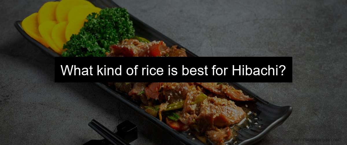 What kind of rice is best for Hibachi?