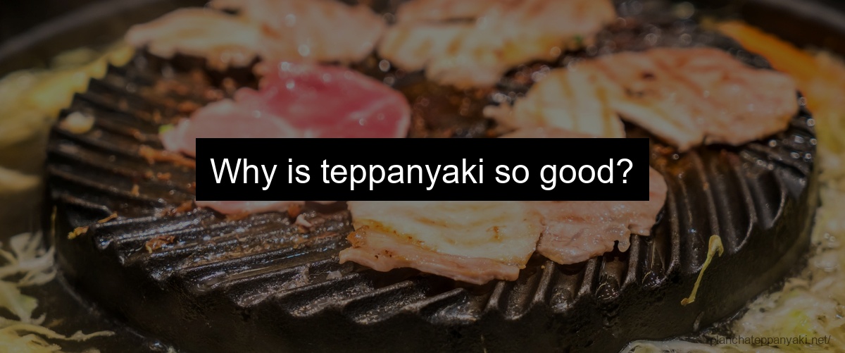 Why is teppanyaki so good?